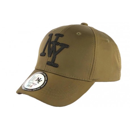 Casquette Enfant Verte et noire Baseball NY Nuvy de 7 à 11 ans Casquette Enfant Hip Hop Honour