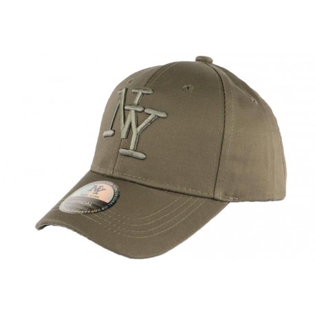 Casquette Enfant Vert Bronze Baseball NY Melville de 7 à 11 ans Casquette Enfant Hip Hop Honour