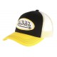 Casquette Von Dutch Noire Visiere Jaune Colors Trucker Baseball Fashion CASQUETTES VON DUTCH