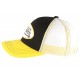 Casquette Von Dutch Noire Visiere Jaune Colors Trucker Baseball Fashion CASQUETTES VON DUTCH