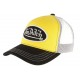 Casquette Von Dutch Jaune Visiere Noire Colors Trucker Baseball Tendance CASQUETTES VON DUTCH