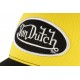 Casquette Von Dutch Jaune Visiere Noire Colors Trucker Baseball Tendance CASQUETTES VON DUTCH