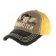 Casquette Von Dutch Jaune et Kaki Vintage Baseball Xavier CASQUETTES VON DUTCH