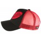 Casquette Von Dutch Rouge et Noire Baseball Trucker Double Griffe ANCIENNES COLLECTIONS divers