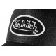 Casquette Von Dutch Noire et Blanche Strass Baseball Fashion Flakes CASQUETTES VON DUTCH