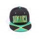 Casquette Snapback Jamaïque Noire Jaune Verte ANCIENNES COLLECTIONS divers