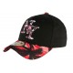 Casquette Enfant Noire et Rouge Fashion Hawai Baseball NY de 7 à 12 ans Casquette Enfant Hip Hop Honour