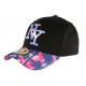 Casquette Enfant Rose et Bleue Fashion Hawai Baseball NY de 7 à 12 ans Casquette Enfant Hip Hop Honour