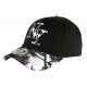 Casquette Enfant Blanche et Noire Fashion Hawai Baseball NY de 7 à 12 ans Casquette Enfant Hip Hop Honour