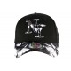 Casquette Enfant Blanche et Noire Fashion Hawai Baseball NY de 7 à 12 ans Casquette Enfant Hip Hop Honour