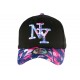 Casquette NY Rose et Bleue Fashion Baseball Hawai CASQUETTES Hip Hop Honour