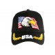 Casquette Aigle Usa Noire et Lauriers Dores Biker ANCIENNES COLLECTIONS divers