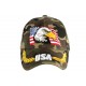 Casquette Aigle Camouflage Armee USA et Lauriers Dores Biker ANCIENNES COLLECTIONS divers