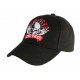 Casquette Biker noire Live Free Ride Free Baseball Motard CASQUETTES Nyls Création