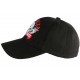 Casquette Biker noire Live Free Ride Free Baseball Motard CASQUETTES Nyls Création