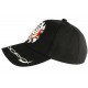 Casquette Biker Tete de Mort et Croix de Malte Ride Hard Baseball Motard CASQUETTES Nyls Création