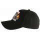 Casquette Motard Noire Ride Wide Open Baseball Biker CASQUETTES Nyls Création