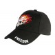 Casquette Biker Tete de Mort Freedom Baseball Motard Noire CASQUETTES Nyls Création