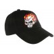 Casquette Biker Tete de Mort Freedom Baseball Motard Noire CASQUETTES Nyls Création