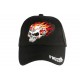 Casquette Biker Tete de Mort Freedom Baseball Motard Noire CASQUETTES Nyls Création