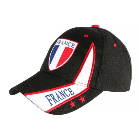 Casquette France Noire Drapeau blanc rouge Baseball tricolore ANCIENNES COLLECTIONS divers