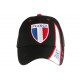 Casquette France Noire Drapeau blanc rouge Baseball tricolore ANCIENNES COLLECTIONS divers