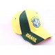 Casquette Strapback Equipe Football Brésil Jaune et Verte ANCIENNES COLLECTIONS divers