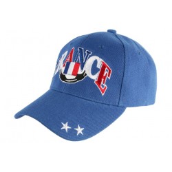 Casquette France Bleue Drapeau Bleu Blanc Rouge Baseball Foot ANCIENNES COLLECTIONS divers