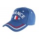 Casquette France Etoiles Bleu Blanc Rouge Baseball Foot tricolore CASQUETTES PAYS