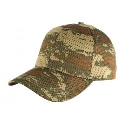 Casquette Militaire Verte Filet Baseball Camouflage Maky CASQUETTES Nyls Création