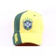 Casquette Strapback Equipe Football Brésil Jaune et Verte ANCIENNES COLLECTIONS divers