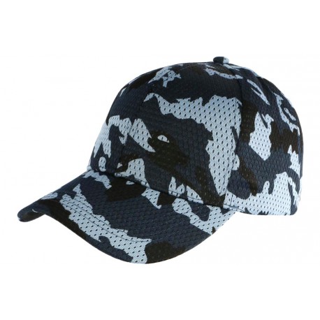 Casquette Militaire Bleu Filet Baseball Camouflage Maky ANCIENNES COLLECTIONS divers