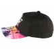 Casquette Enfant Noire et Rose Tropical Night de 7 à 11 ans Casquette Enfant Hip Hop Honour