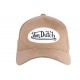 Casquette Baseball Von Dutch marron clair Suede ANCIENNES COLLECTIONS divers