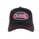 Casquette Von Dutch Rouge et Noire Ecossais Baseball Carb ANCIENNES COLLECTIONS divers