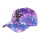 Casquette NY Rose et Bleu Fashion Palmier Tropical Baseball ANCIENNES COLLECTIONS divers