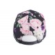 Casquette Amsterdam Noire Rose Fleurs Fashion Baseball Bora ANCIENNES COLLECTIONS divers