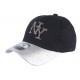 Casquette NY Femme Strass Gris Argent Baseball Noire Starly ANCIENNES COLLECTIONS divers
