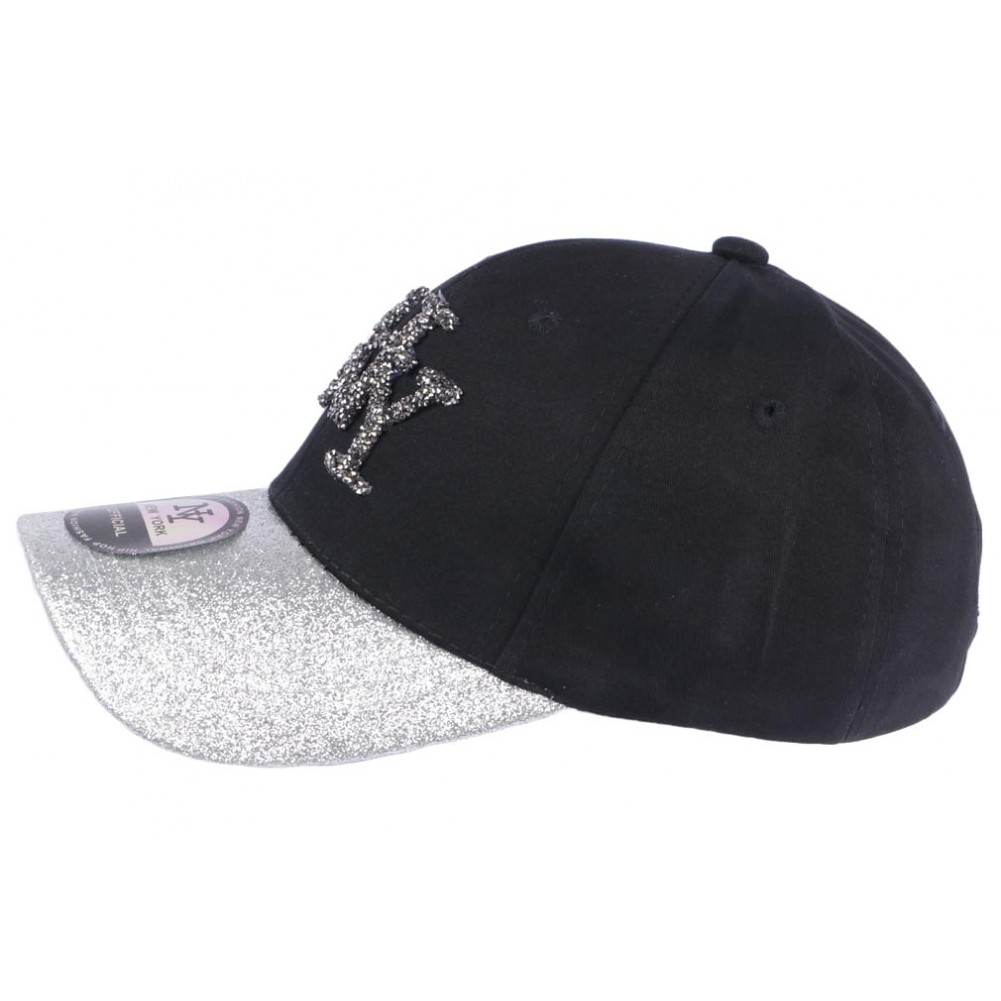 Nouvelles paillettes Paillette Bling Maille brillante Casquette de baseball  Frappant Jolies femmes réglables Filles Chapeaux pour le rassemblement du  club de fête