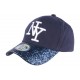 Casquette Baseball Femme Strass Bleu Baseball NY Marine Etoyl ANCIENNES COLLECTIONS divers