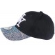 Casquette Baseball Femme Strass Turquoise Baseball NY Noir Etoyl ANCIENNES COLLECTIONS divers