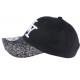 Casquette Baseball Femme Strass Argent Gris Baseball NY Etoyl ANCIENNES COLLECTIONS divers