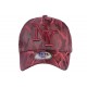 Casquette baseball militaire Rouge Curve NY Kaptain CASQUETTES Hip Hop Honour