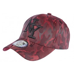 Casquette NY camouflage rouge Fashion Baseball Kaptain CASQUETTES Hip Hop Honour