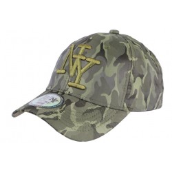 Casquette NY camouflage Verte Fashion Baseball Kaptain ANCIENNES COLLECTIONS divers