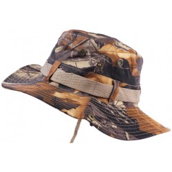 Chapeau Bob Chasse Marron Camouflage avec Lien et Protege Nuque ANCIENNES COLLECTIONS divers