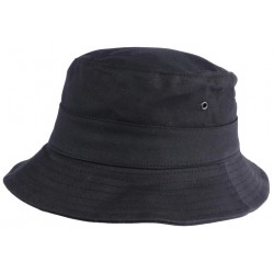 Chapeau Bob Huile Noir Wax Impermeable Finistère Outdoor CHAPEAUX Nyls Création