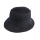 Chapeau Bob Huile Noir Wax Impermeable Finistère Outdoor CHAPEAUX Nyls Création