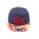 Snapback New York NY Bleue Marine et Bariolée style Urban Wear ANCIENNES COLLECTIONS divers