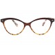 Lunettes Loupe Papillon Marron et Noir Femme Glamour Favy Lunettes Loupes New Time